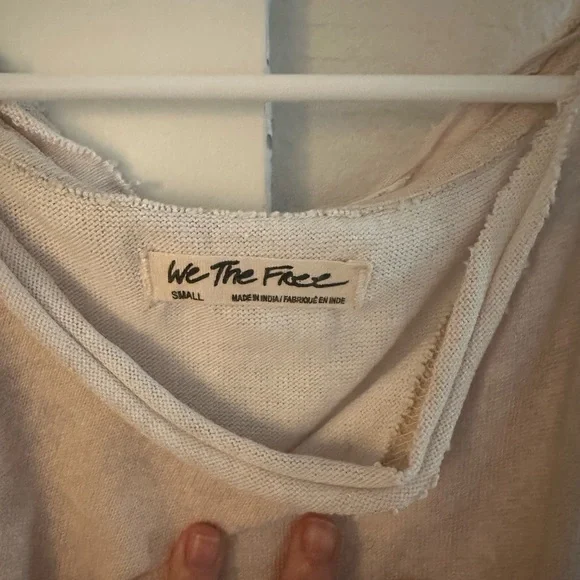 We the Free Beach Dreamin Macrame Fringe Top - Picture 3 of 4